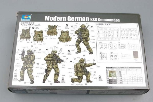 Trumpeter 00422 Modern German KSK Commandos (1:35)