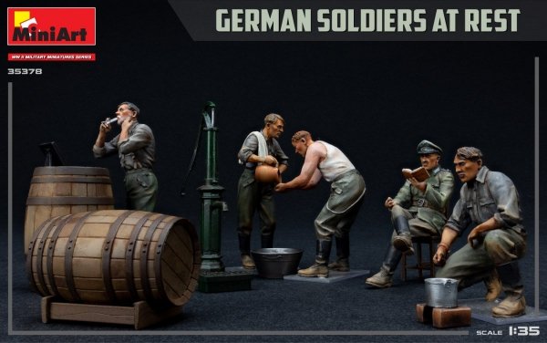 MiniArt 35378  GERMAN SOLDIERS AT REST. SPECIAL EDITION 1/35