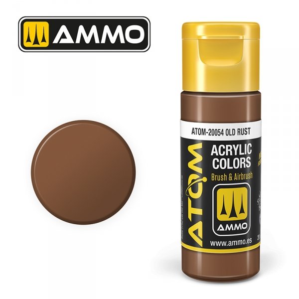 AMMO of Mig Jimenez 20054 ATOM COLOR Old Rust 20ml
