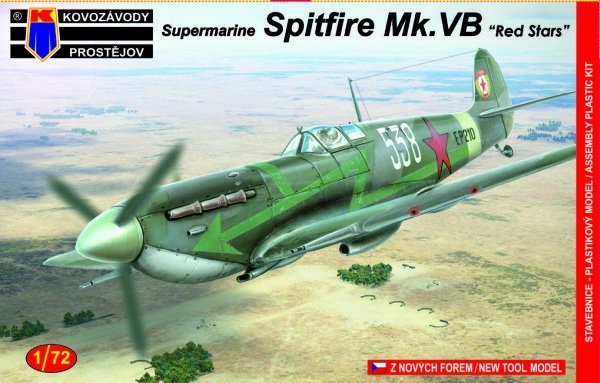 Kovozavody Prostejov KPM0068 Supermarine Spitfire Mk.Vb Red stars 1/72