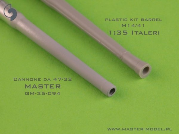 Master GM-35-094 Lufa włoskiego działa 47mm L/32 (Cannone da 47/32) - używane na czołgach M13/40 i M14/41 1/35