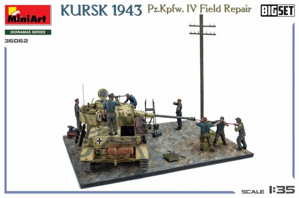 Mini Art 36062 Kursk 1943 Pz.Kpfw. IV Field Repair Big Set 1/35