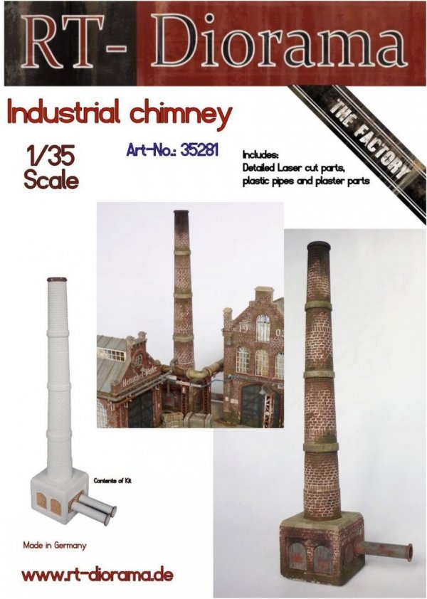RT-Diorama 35281 Industrial Chimney 1/35