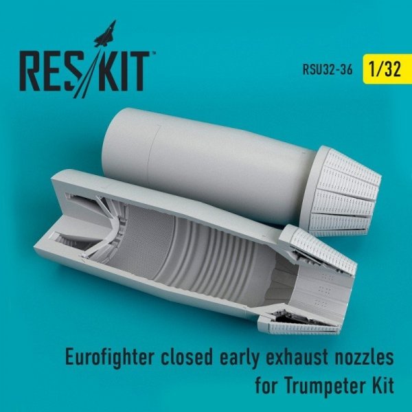 RESKIT RSU32-0036 Eurofighter closed (early type) exhaust nozzles for Trumpeter Kit 1/32