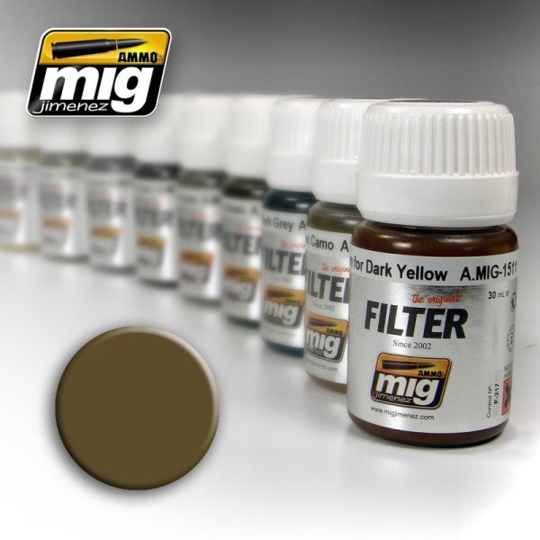 AMMO of Mig Jimenez 1504 BROWN FOR DESERT YELLOW 35ml