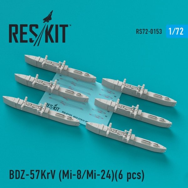 RESKIT RS72-0153 BD3-57KRV RACKS (6 PCS) 1/72