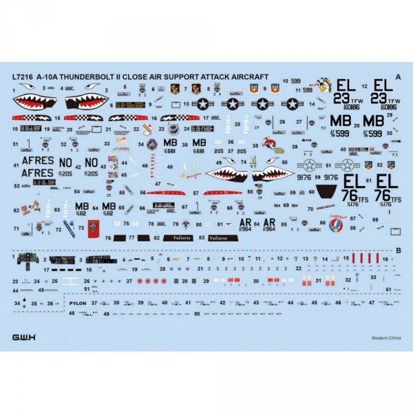 Great Wall Hobby L7216 USAF Fairchild Republic A-10A Thunderbolt II 1/72