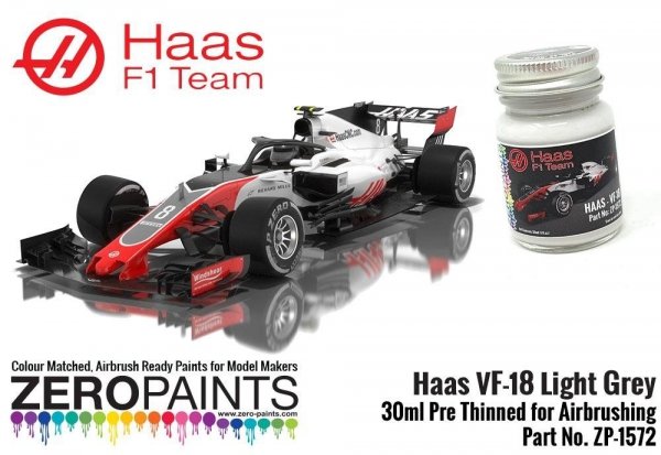 Zero Paints 1572 Haas VF-18 Light Grey 30ML