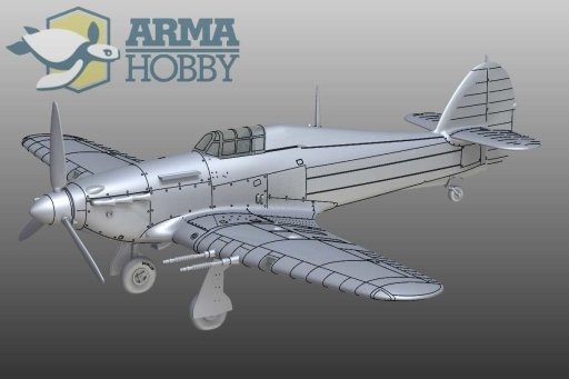 Arma Hobby 70036 Hurricane Mk IIc Model Kit 1/72