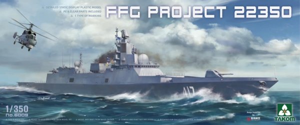 Takom 6009 Admiral Gorshkov-class frigate FFG Project 22350