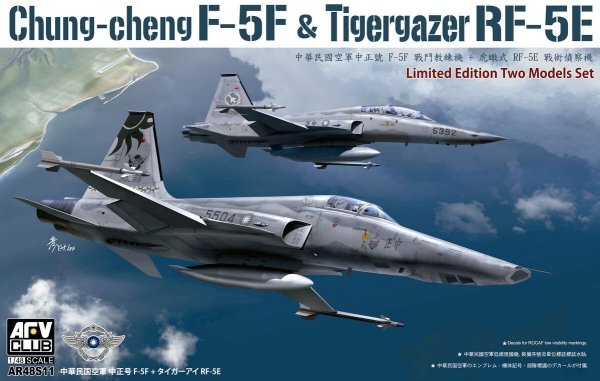AFV Club AR48S11 Chung-Cheng F-5F &amp; Tigergazer RF-5E 1/48