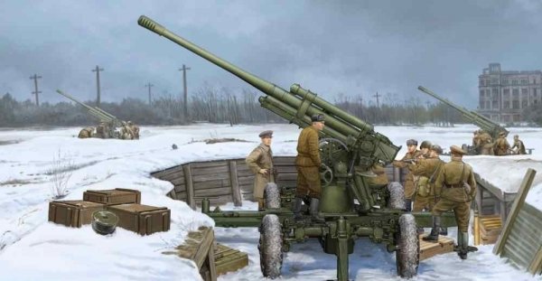 Trumpeter 02341 Soviet 52K 85mm Air Defense Gun M1939 Early Version (1:35)