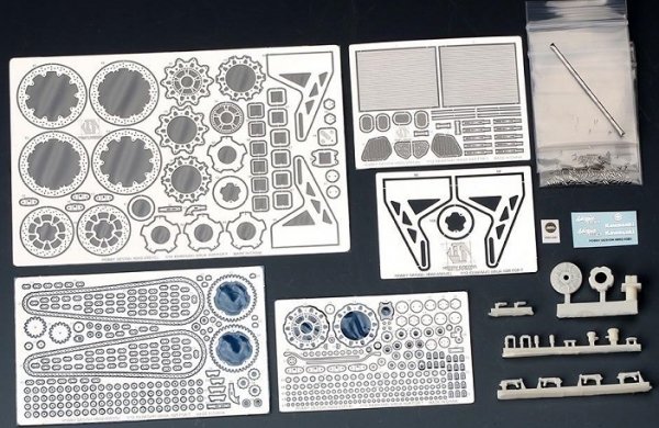 Hobby Design HD02-0351 Kawasaki Ninja H2R Detail-UP Set For Tamiya 14131 1/12