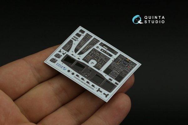 Quinta Studio QDS35109 MH-60S 3D-Printed &amp; coloured Interior on decal paper (Academy) (small version) 1/35