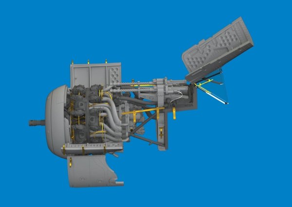 Eduard 6481102 Fw 190A-6 engine &amp; fuselage guns EDUARD 1/48