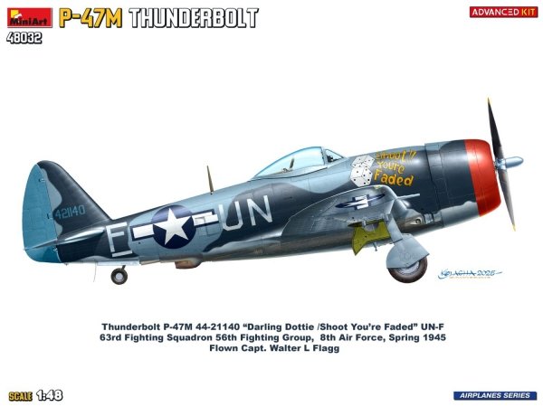 Mini Art 48032 P-47M Thunderbolt Advanced Kit 1/48