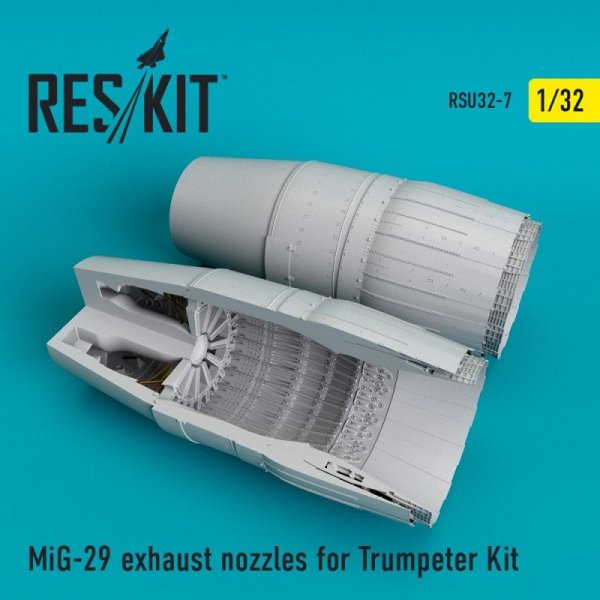 RESKIT RSU32-0007 MiG-29 exhaust nozzles for Trumpeter Kit 1/32