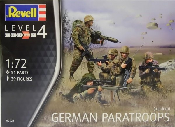 Revell 02521 German Paratroopers Modern 1/72