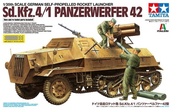 Tamiya 37017 German Self-Propelled Rocket Launcher Sd.Kfz.4/1 Panzerwerfer 42 (1:35)