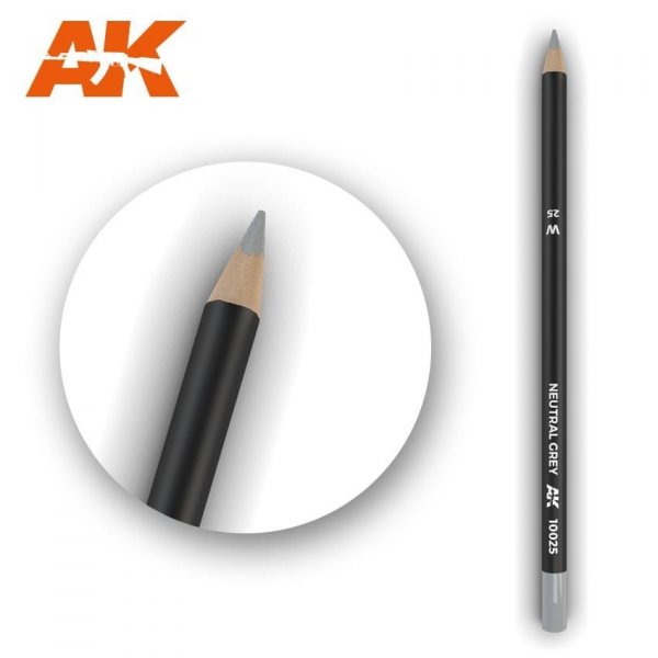 AK Interactive AK10025 Watercolor Pencil NEUTRAL GREY