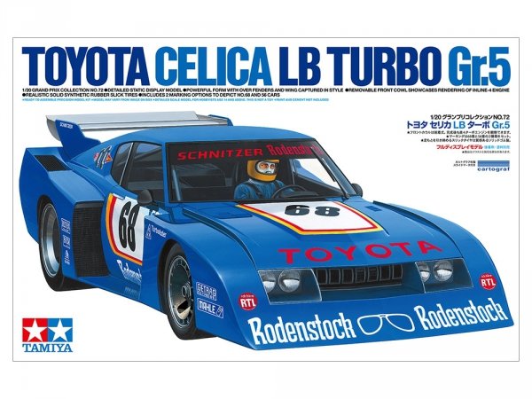 Tamiya 20072 Toyota Celica LB Turbo Gr.5 1/20