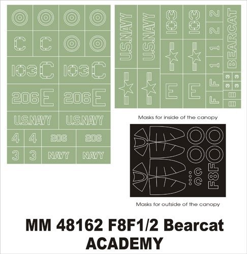 Montex MM48162 F8F1/2 Bearcat ACADEMY