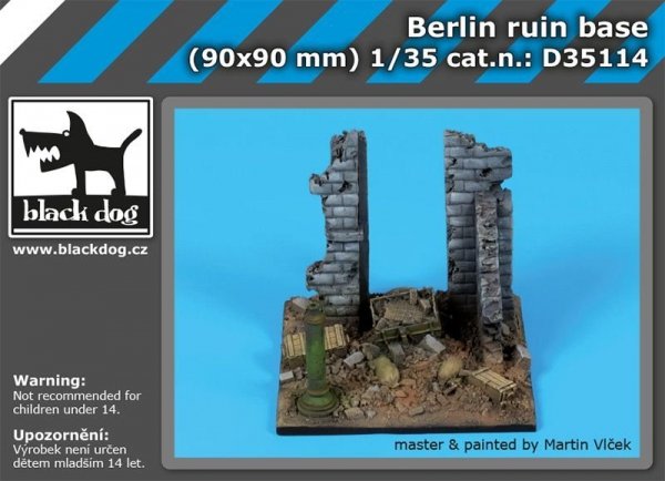 Black Dog D35114 Berlin ruin base 1/35