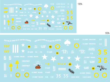 Star Decals 72-A1017 M67 Zippo. 1st Tank Battalion, M67A2 Flame tank 1/72