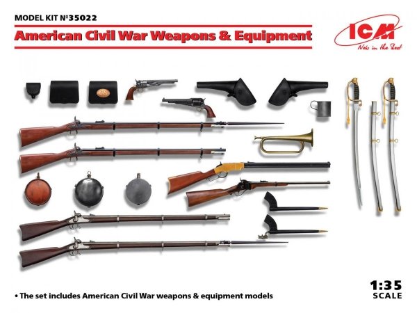 ICM 35022 Weapons and equipment of American Civil War 1/35