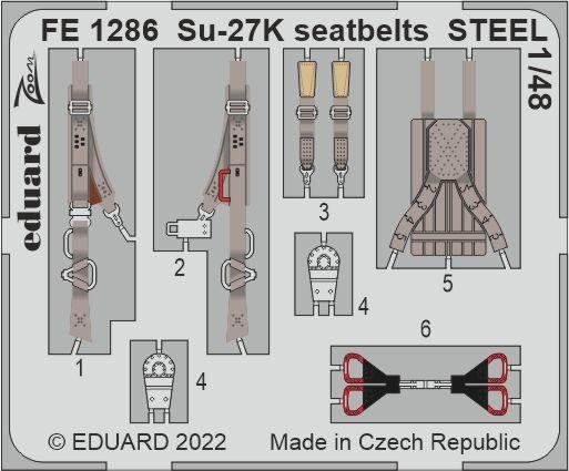 Eduard BIG49345 Su-27K MINIBASE 1/48