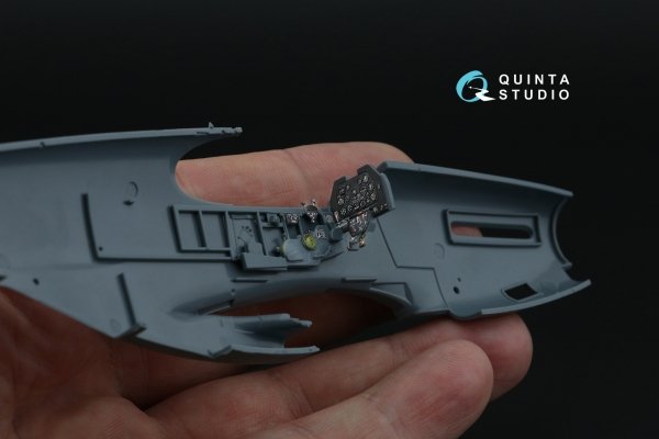Quinta Studio QD48533 P-51B/C Mustang Early 3D-Printed &amp; coloured Interior on decal paper (Eduard) 1/48