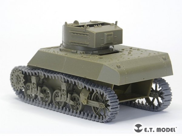 E.T. Model P35-039 WWII US ARMY M3/M5 Stuart Light Tank T36E6 Workable Track ( 3D Printed ) 1/35