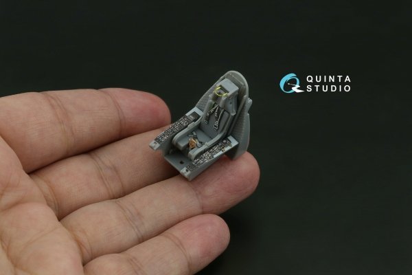 Quinta Studio QD48621 A-4E Skyhawk 3D-Printed &amp; coloured Interior on decal paper ( Hobby Boss ) 1/48