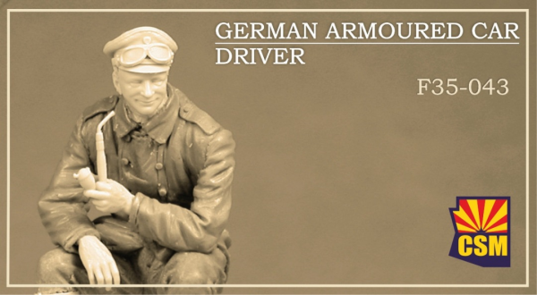 Copper State Models F35-043 German armoured car driver 1/35