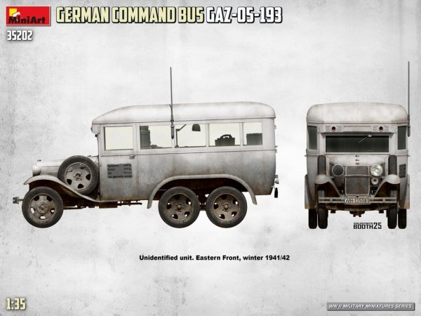 MiniArt 35202 German Command Bus GAZ-05-193 1/35