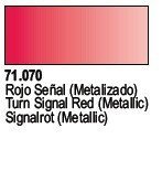 Vallejo 71070 Turn Signal Red Metalic
