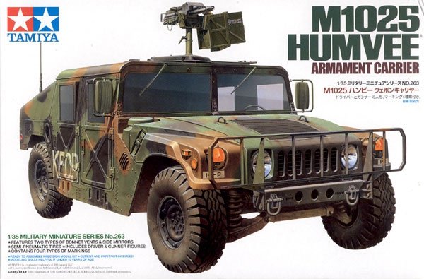 Tamiya 35263 M1025 Humvee Armament Carrier (1:35)