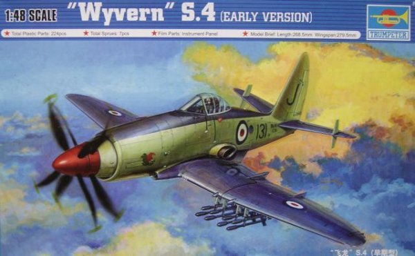 Trumpeter 02843 Wyvern S.4 Early Version (1:48)