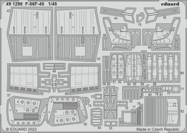 Eduard BIG49350 F-86F-40 AIRFIX 1/48