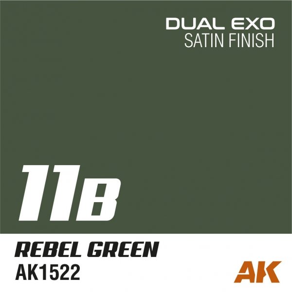 AK Interactive AK1555 DUAL EXO SET 11 – 11A GHOST GREEN &amp; 11B REBEL GREEN