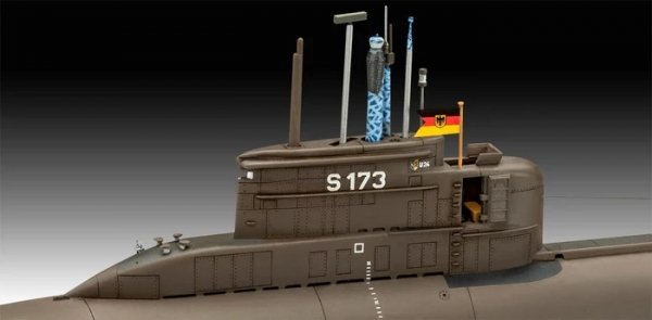 Revell 05186 70 Years Bundeswehr: Wilhelm Bauer, Type 206A, 212A 1/144