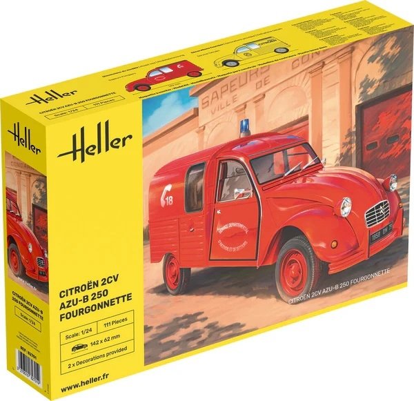 Heller 82701 Citroen 2CV AZU-B 250 Fourgonnette 1/24