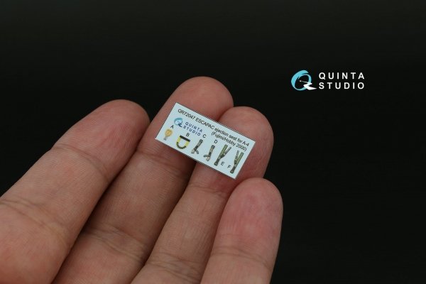 Quinta Studio QD72200 A-4E 3D-Printed &amp; coloured Interior on decal paper (Fujimi/Hobby 2000) 1/72