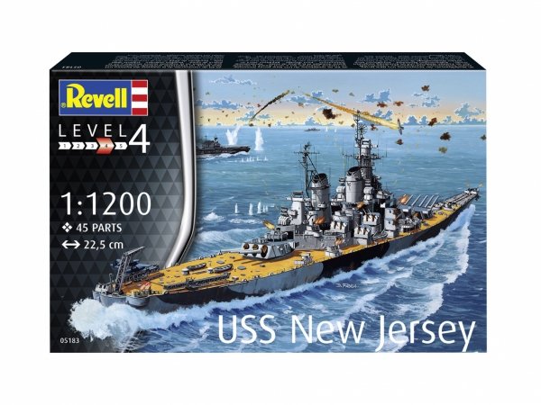 Revell 05183 USS New Jersey 1/1200