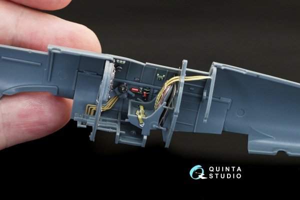 Quinta Studio QD48119 Spitfire Mk.IX 3D-Printed &amp; coloured Interior on decal paper (for Eduard kit) 1/48