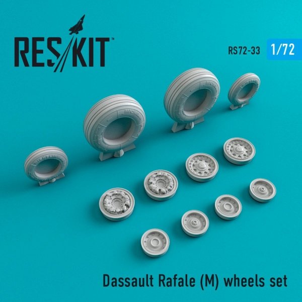 RESKIT RS72-0033 RAFALE M WHEELS SET 1/72