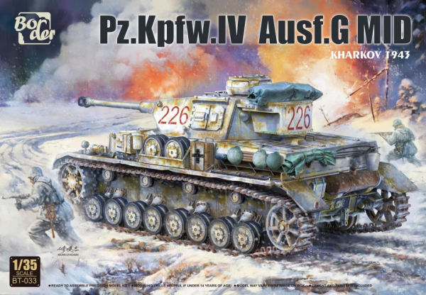 Border Model BT-0333 Pz.Kpfw.IV Ausf.G MID Kharkov 1943