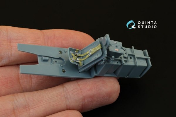 Quinta Studio QD48069 P-51D (Late) 3D-Printed &amp; coloured Interior on decal paper (for Eduard kit) 1/48