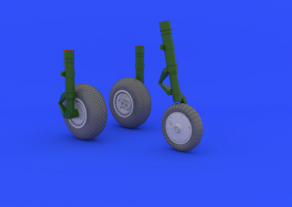 Eduard 632031 Me 262 wheels 1/32 (TRUMPETER)