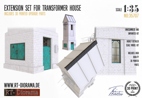 RT-Diorama 35707 Extension Set Transformer House